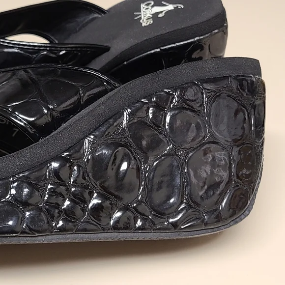 Corkys Shark wedge sandals size 7 - Picture 4 of 10